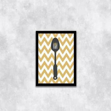 Imagem de Quadro Cozinha Escumadeira 24X18Cm - Quadros On-Line