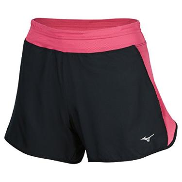 Imagem de Mizuno Tênis feminino de corrida Phoenix Contrast 4.0, PP, preto/framboesa