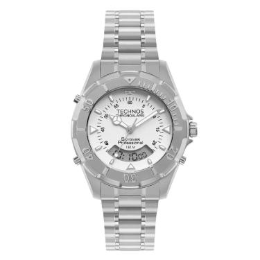 Imagem de Relógio Technos Skydiver Wt2050aen/1b Prata Masculino
