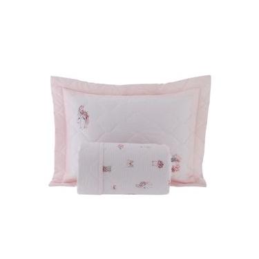 Imagem de Cobre Leito Vida Bela Solteiro Chloe 200 Fios 180X240cm - Kacyumara Solteiro