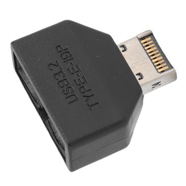 Imagem de Cryfokt Adaptador de Extensão Estável do Cabeçalho do Painel Frontal Usb 3.2 Tipo e para Placa Principal, Converte Tipo e Em 19 Pinos para Operação Estável, Plug and Play