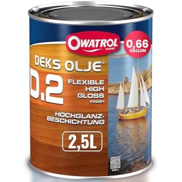 Imagem de Deks Olje D2, Wood Oil Varnish, Interior and Exterior Wood, High Gloss Finish, 2.5 Liter