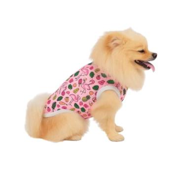 Imagem de Luvy Pet, Roupa Pet Unissex Dry Fit UV Flamingos (GG)