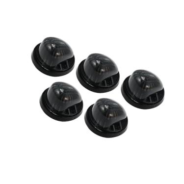 Imagem de Motoforti 5 peças de luz de marcação de cabine superior de carro, lâmpadas de corrida de teto, capas pretas fumadas, lentes amarelas, luz LED para Chevrolet C30 C20 K30 K20 1977-1986 para GMC C1500