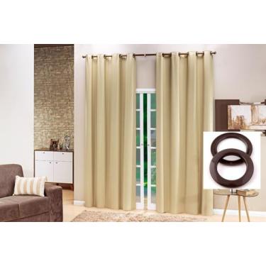Imagem de Cortina Pvc 2 Partes 100% blackout Para Sala ou Quarto, Cozinha - FILO