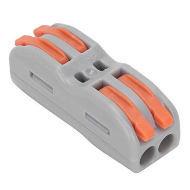 Imagem de Solinder Conectores de Fio Rígido Macio e Compactos Rápidos, 50 Unidades SPL-1: Terminal Condutor 1 Em 1 Com Forte Condutividade, 250V 32A 4kV, Usos para Iluminação, Motores, Controle (SPL-2)