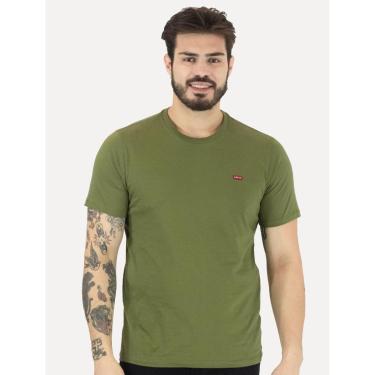 Imagem de Camiseta Levis Masculina Classic SS Original HM Verde Militar-Masculino