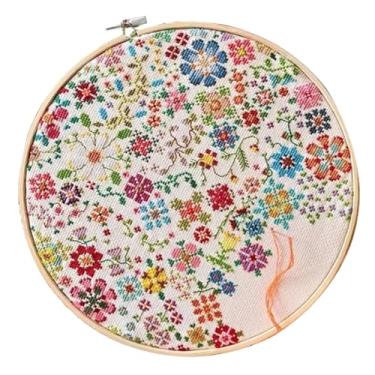 Imagem de Kit de Bordado - Bordado De Cruz Manual | Kit De Para Iniciantes - Para Adultos Unissexo Decoração Caseira Natal Férias Mimo De Natal