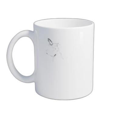 Imagem de Caneca Xícara de Café Porcelana 300ml Unicórnio Colorido Estilo Pixel Art