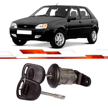Imagem de Cilindro da Porta Dianteira Esquerdo Ford Ka 1997 a 2007 Fiesta 1996 a 2006 Courier 1997 a 2013 com Chave