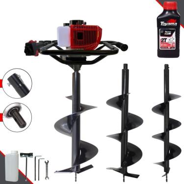 Imagem de Perfurador Gd520-b + Brocas 80x20 80x25 80x30 + óleo Toyama