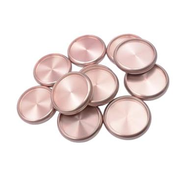 Imagem de Discos planejadores de alumínio premium – Pacote com 11 – Virar página suave – Compatível com Happy Planner, TUL, ARC – FeroniArt (ouro rosa, 1)