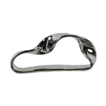 Imagem de Baoblaze Vaso de porcelana para arranjo floral, presente de aniversário, vaso de flores nórdico decorativo para mesa de centro, cozinha, sala de estar e, 22 X 9.3 Cm