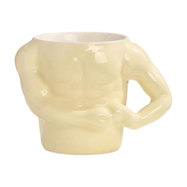 Imagem de Ｂｅｓｇａ Caneca de café de cerâmica criativa e divertida, 420 ml, porta-lápis de mesa inovador, presente para homens e mulheres, porta-canetas