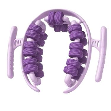 Imagem de Triforde Massageador de drenagem linfática, rolo anticelulite, rodas de 360°28, ferramenta de massagem de celulite, massagem de panturrilha com rolo de perna, pele mais macia, massageador manual de