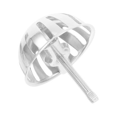 Imagem de Toddmomy Coador de mictório, com funil de filtro de batata superior, tampa de mictório de funil de aço inoxidável, tampa de filtro à prova de derramamento para vaso sanitário fácil instalação