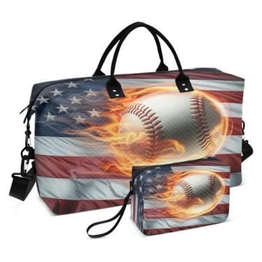 Imagem de CEBUGI Bolsa feminina acolchoada de beisebol, grande, bolsa de viagem de fim de semana, bolsas hospitalares para trabalho de parto e parto