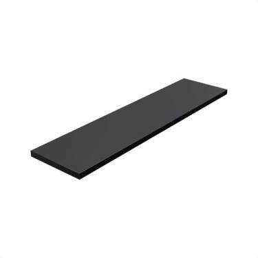 Imagem de Prateleira Preta 60x20 Com Suporte Invisível Mdf Preto Cozinha Quarto Banheiro Sala
