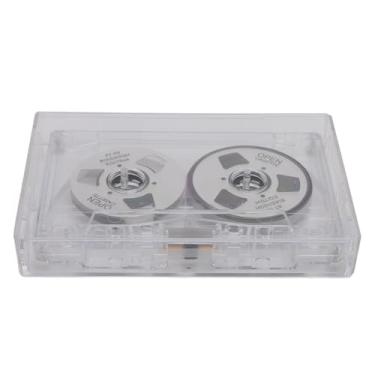 Imagem de Generic Fita Cassete Em Branco para Gravação de Música Carretel de Metal 50 Minutos Viés Normal Fita Cassete Dupla Face Presente Ideal para Músicos Liga de Alumínio ABS (Genericygpsn7mx49-14)