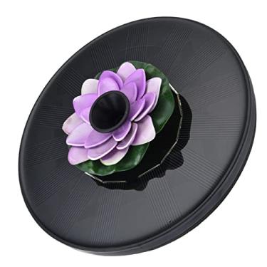 Imagem de Bomba de fonte movida a energia solar, fonte de água flutuante automática com 4 estilos de pulverização para banhos de pássaros, jardim, lago, decoração externa (3)