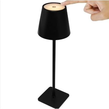 Imagem de Luminária Abajur Mesa LED Touch Sem Fio Recarregável