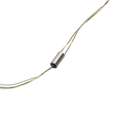 Imagem de 1 peça 300RPM 1,5A anel deslizante condutor elétrico de metal diâmetro 6 mm 4CH União de rotação ilimitada para conector de suspensão portátil FPV