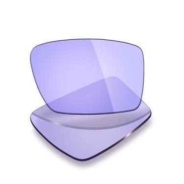 Imagem de Mryok Lentes de reposição UV400 para óculos de sol Costa Del Mar Peninsula, HD Polarized, proteção UV, resistente a impactos e ajuste perfeito - roxo claro