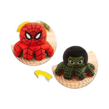 Imagem de Boneco De Pelúcia Marvel Avengers Homem-Aranha Homem De Ferro Capitão 