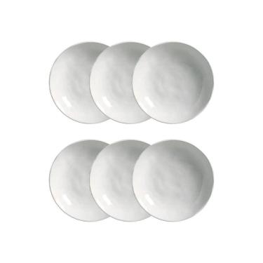 Imagem de 6 Pratos Fundos 830ml 22,5cm Bio New White Porto Brasil Branco