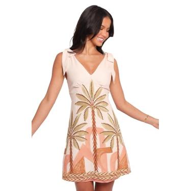 Imagem de Petal & Pup Mini vestido Giada feminino rosa palma, Palma rosa, GG