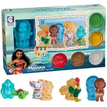 Imagem de Kit Massinha De Modelar Da Disney Moana Porco Puá Hei Hei