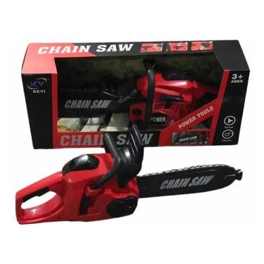 Imagem de Moto Serra Brinquedo Infantil Som E Movimento