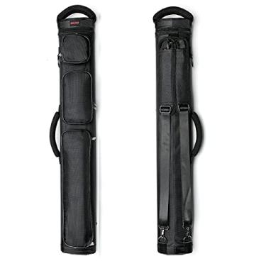 Imagem de BEKZILY Estojo de transporte para taco de sinuca (estojo rígido 2B4S preto)