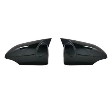 Imagem de Retrovisor Do Carro Espelho Lateral Capa De Chifre De Carbono Preto Brilhante Porta Exterior Caso De Visão Traseira Compatível Com Toyota Corolla 2014-2018(Gloss Black)