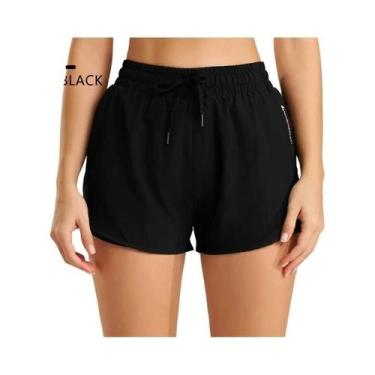 Imagem de Shorts De Yoga Femininos Para Academia, Roupas Ativas Para Corrida E T