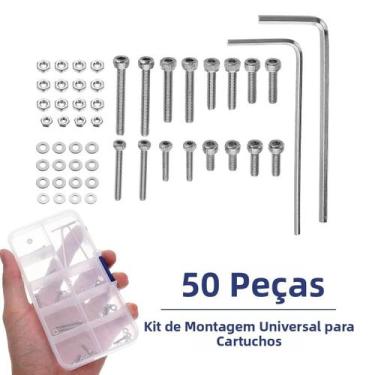 Imagem de Kit De Montagem De Cartucho De Cabeça Giratória M2.5 Em Aço Inoxidável