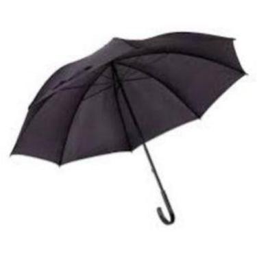 Imagem de Guarda chuva portaria 8 varetas preto cb curvo - 80cm (rjs013241) - EL