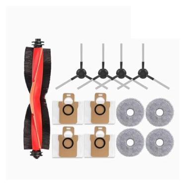 Imagem de Compatible With Xiaomi Robot Vacuum X20 Pro / D102GL Vacuum Parts Accessories Main Roller Side Brush Hepa Filter Mop Cloth Dust Bag(WHITE)