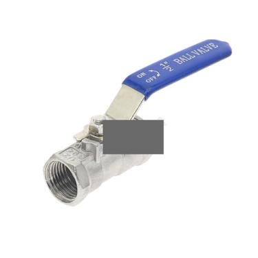 Imagem de 1 peça válvula de esfera SS 304 aço inoxidável válvula de esfera 1/4, 3/8, 3/4, 1, 1-1/4, 1-1/2 rosca fêmea tipo reto WWECCQIJ(DN80)