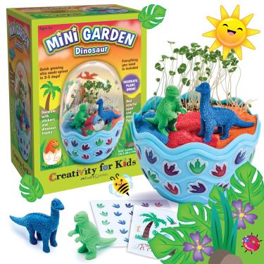 Imagem de Creativity for Kids Mini Garden Kit Dinosaur Egg Terrarium - Arts and Crafts for Boys and Girls