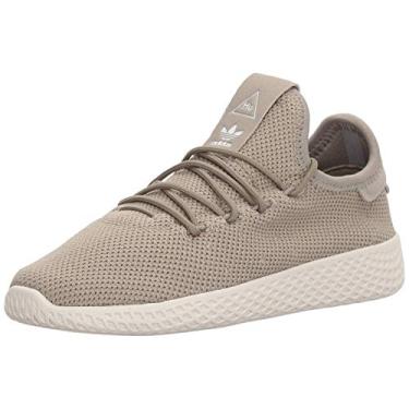 Imagem de Tênis de corrida infantil Adidas Originals Pw Tennis Hu, Tech Beige/Tech Beige/Chalk White, 2.5 Little Kid
