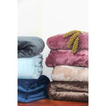 Imagem de Cobertor Velour 300g Queen 220X240 Microfibra Camesa, Marrom