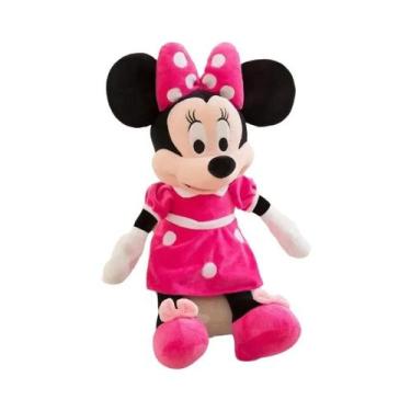 Imagem de Bonecos De Pelúcia Disney Mickey Mouse E Minnie Para Crianças, Brinque