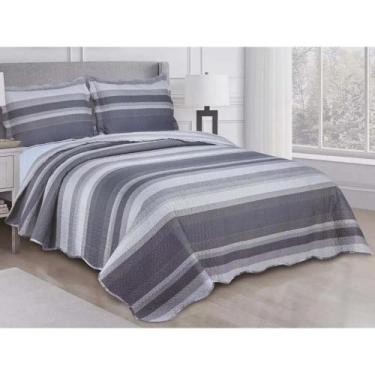 Imagem de Kit Colcha Camesa Evolution Casal 220x240cm - 3 Peças