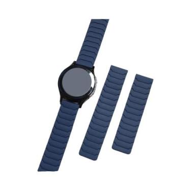Imagem de Pulseira De Silicone Magnética Para Smartwatch Amazfit Bip 6 5 Active 