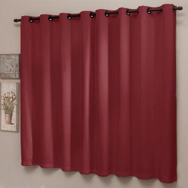 Imagem de Cortina Blackout com Ilhós 220x160cm Malbec Versatile Sultan