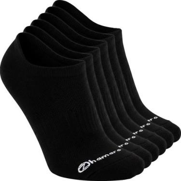 Imagem de Kit 6 Pares Meias Zhamaro Sapatilha Soquete Cano Curto Baixo Algodão M