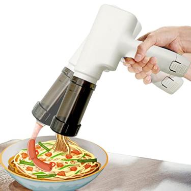 Imagem de RSBYE Acessório 2 em 1 para máquina de fazer macarrão e moedor de carne, ajuste de espessura ajustável para macarrão caseiro, fettuccini, espaguete, lasanha e salsicha