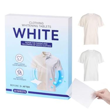 Imagem de Detergente para roupas - clareamento seguro - lençóis de limpeza para roupas, para apartamentos de restaurante, negócios, aluguel de mulheres, homens e adultos