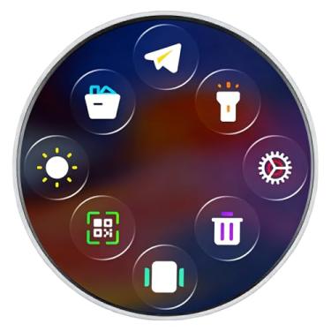 Imagem de Cracha Inteligente | Broche com Ecrã de 4.5 cm para Cachecol,10 Horas de Autonomia Sem Fios Ecrã Tátil Pin Eletrónico,para Exibição de Vídeo e Foto Cosplay Concerto Camisola Chapéu Xaile